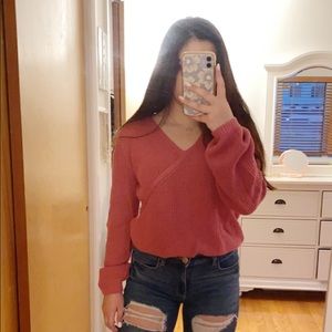 Pink Hollister Sweater